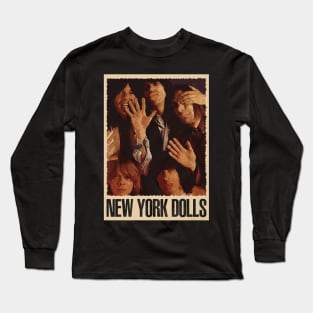 Street Rock Chronicles New York Dolls' Music And Moments Long Sleeve T-Shirt